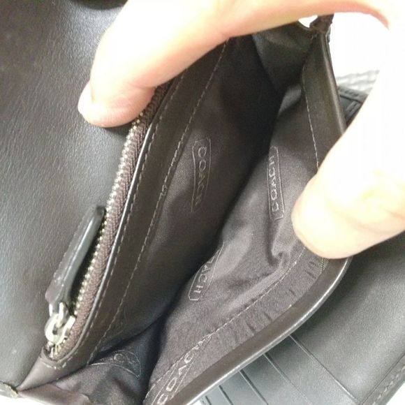 Coach Monogram Bifold Wallet - Picture 6 of 8